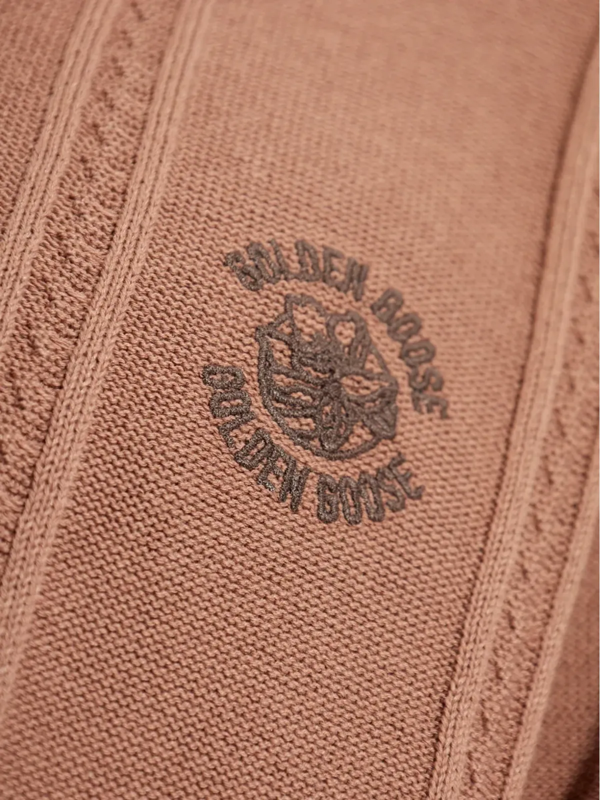 Golden Goose ケーブルニット ポロシャツ - 画像5
