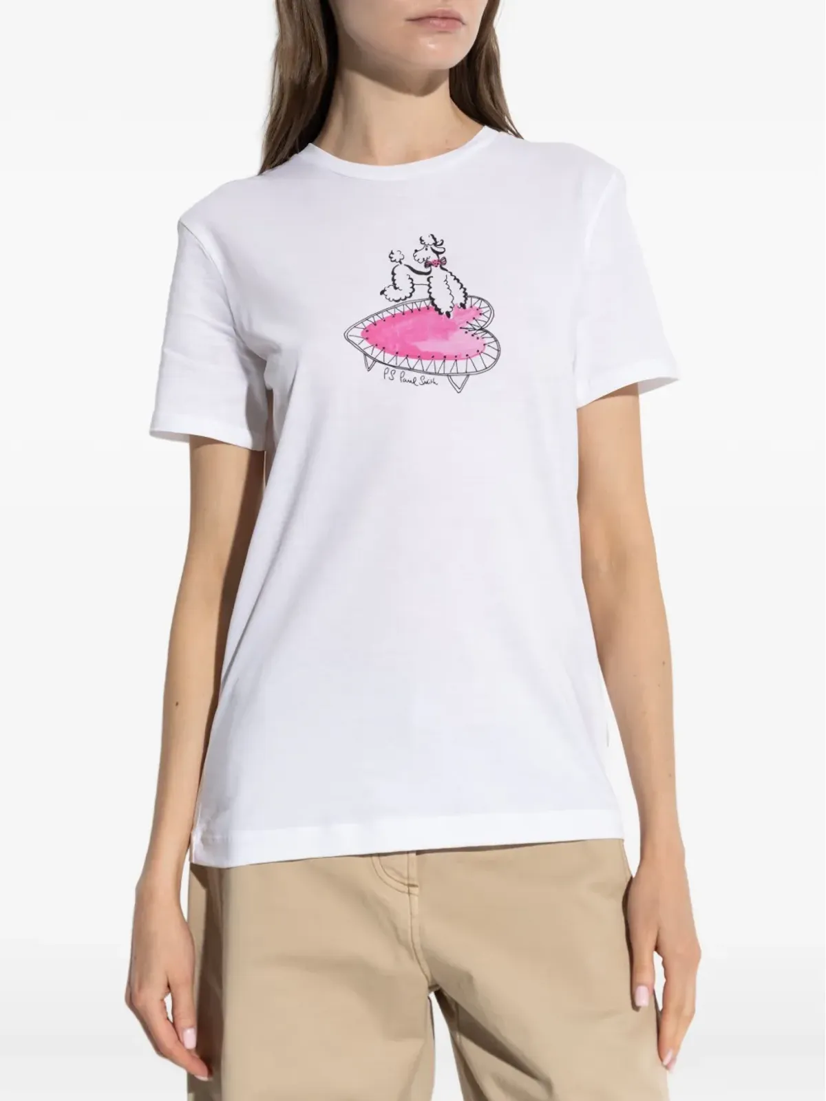 PS Paul Smith 犬プリントTシャツ - 画像3