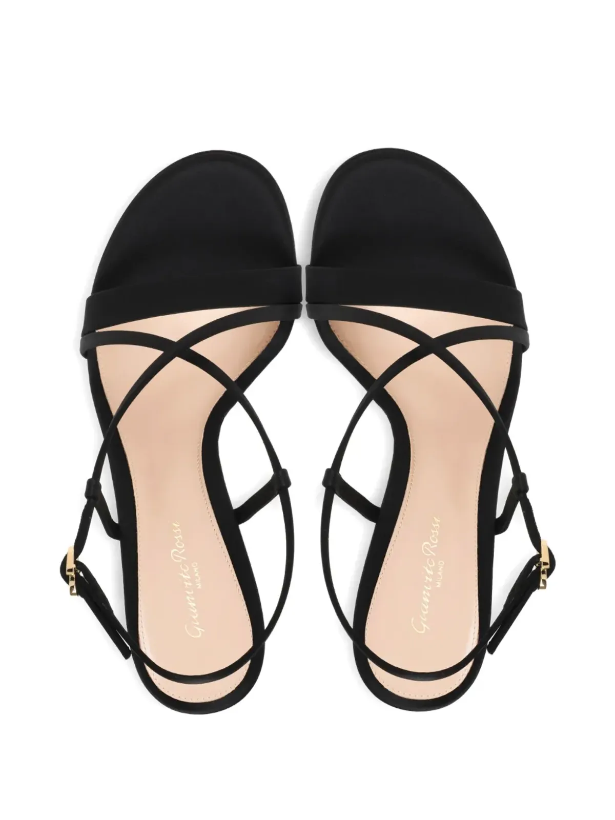 Gianvito Rossi スリングバッククロスストラップ サンダル - 画像4