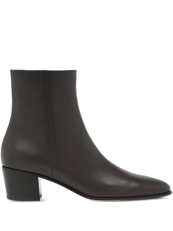 Gianvito Rossi Gianvito Rossi ジップディテール レザーブーツの商品画像