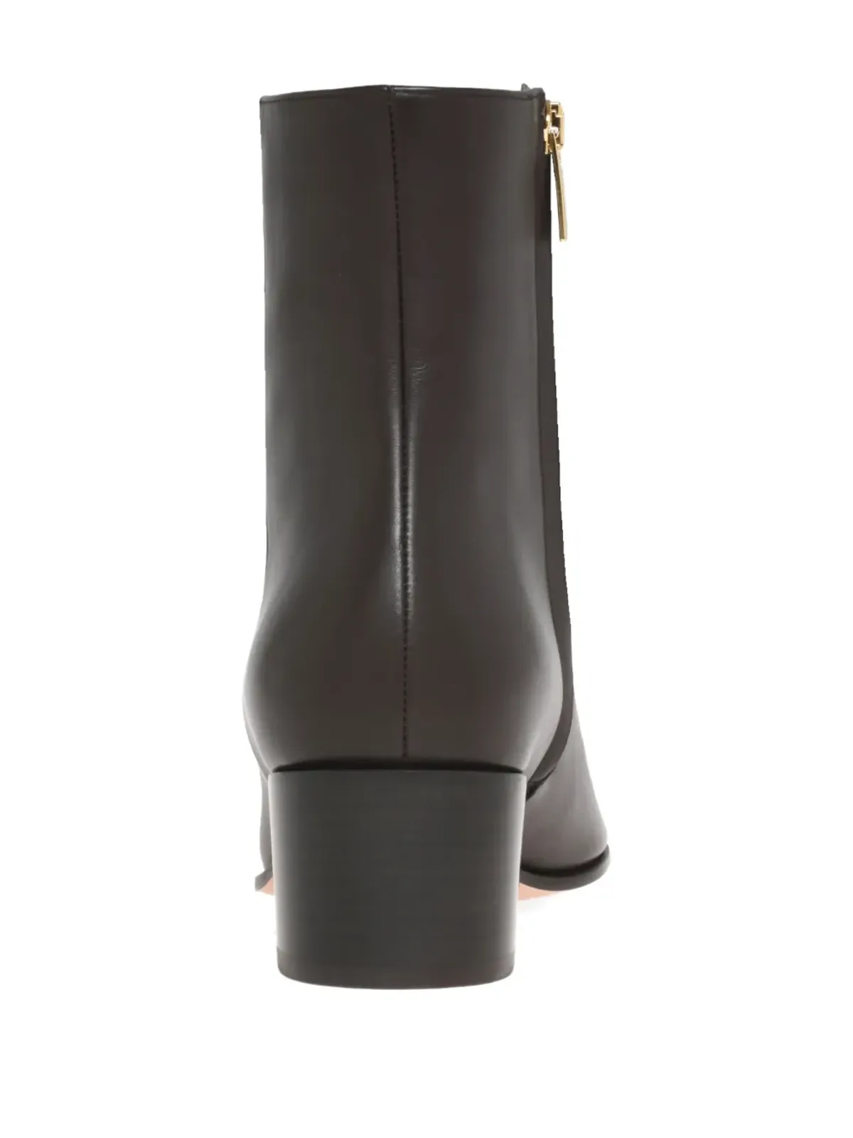 Gianvito Rossi ジップディテール レザーブーツ - 画像3