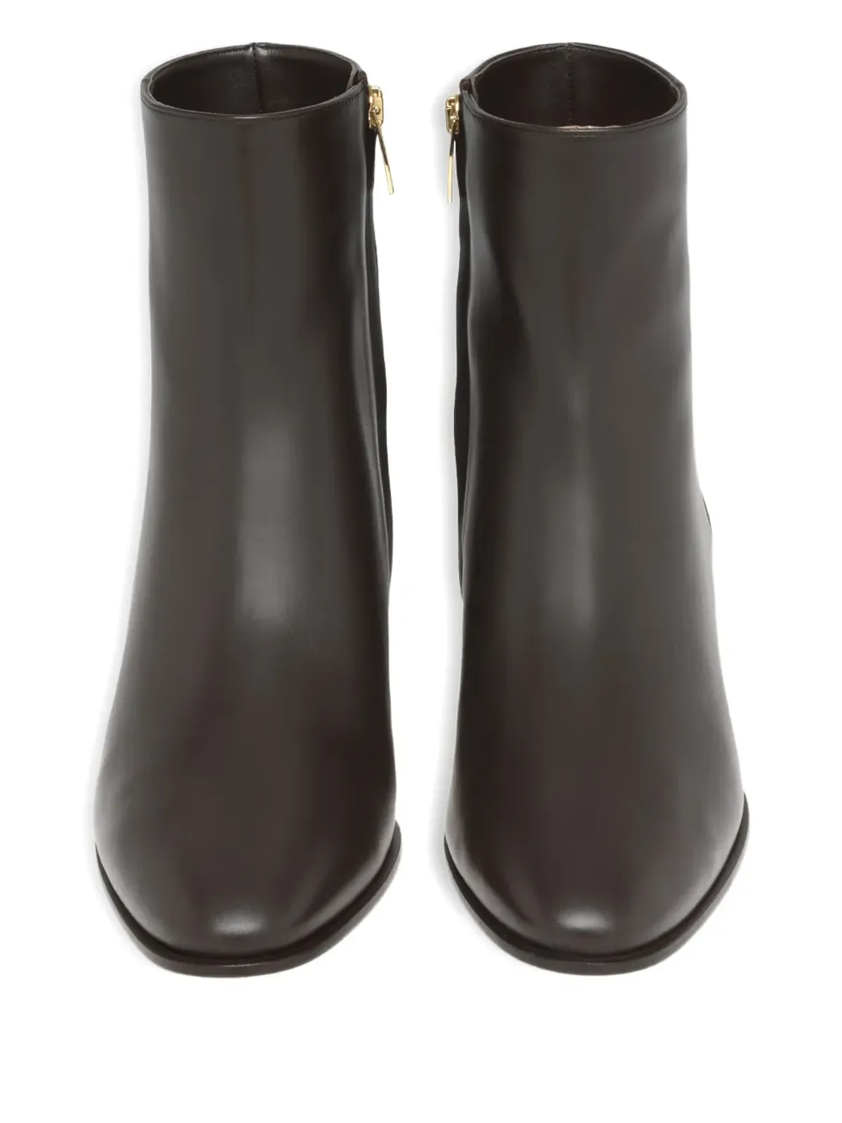 Gianvito Rossi ジップディテール レザーブーツ - 画像4
