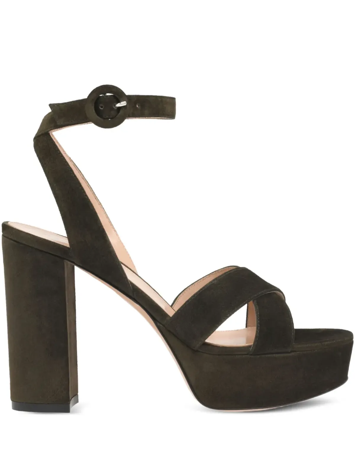 Gianvito Rossi クロスオーバー プラットフォーム サンダル - 画像1