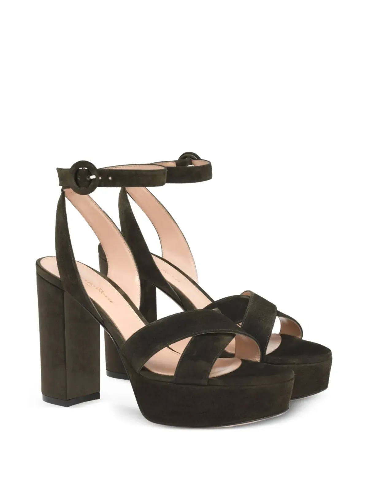 Gianvito Rossi クロスオーバー プラットフォーム サンダル - 画像2