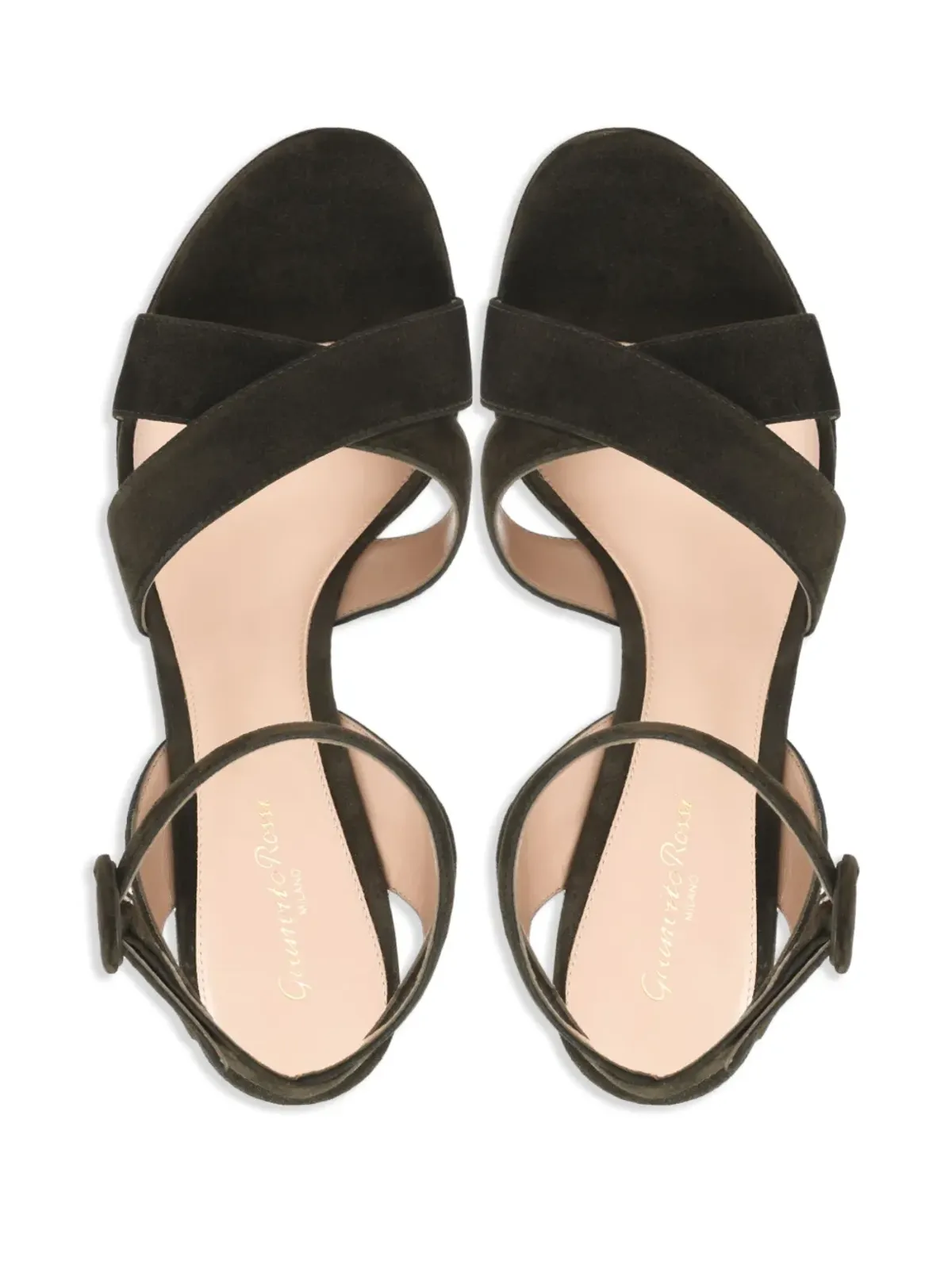 Gianvito Rossi クロスオーバー プラットフォーム サンダル - 画像4