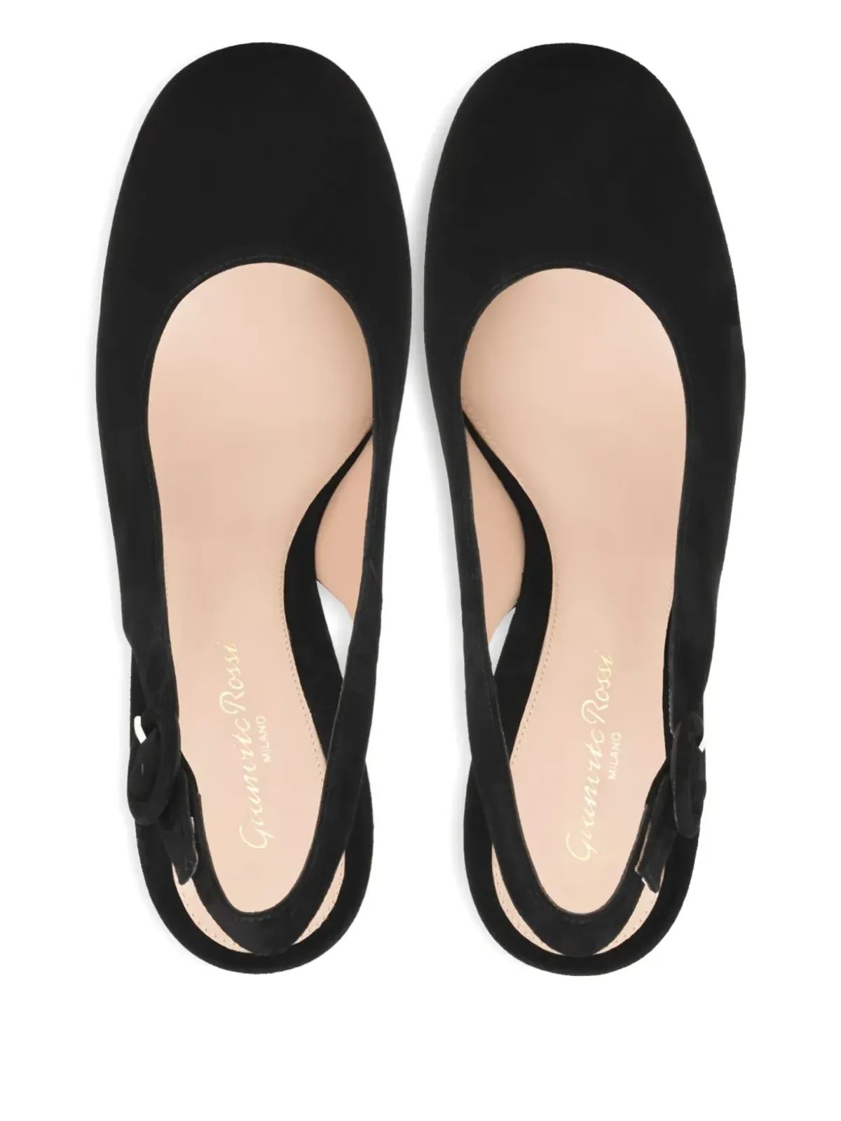 Gianvito Rossi スリングバック ブロックヒールパンプス - 画像4
