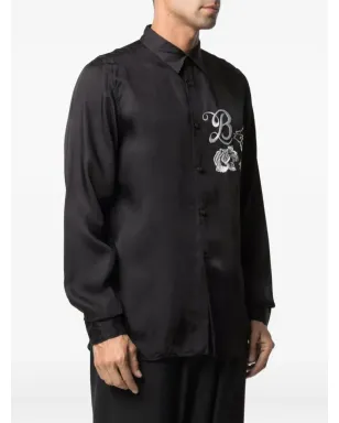 Black Comme Des Garçons タイガー刺繍シャツ - サムネイル4
