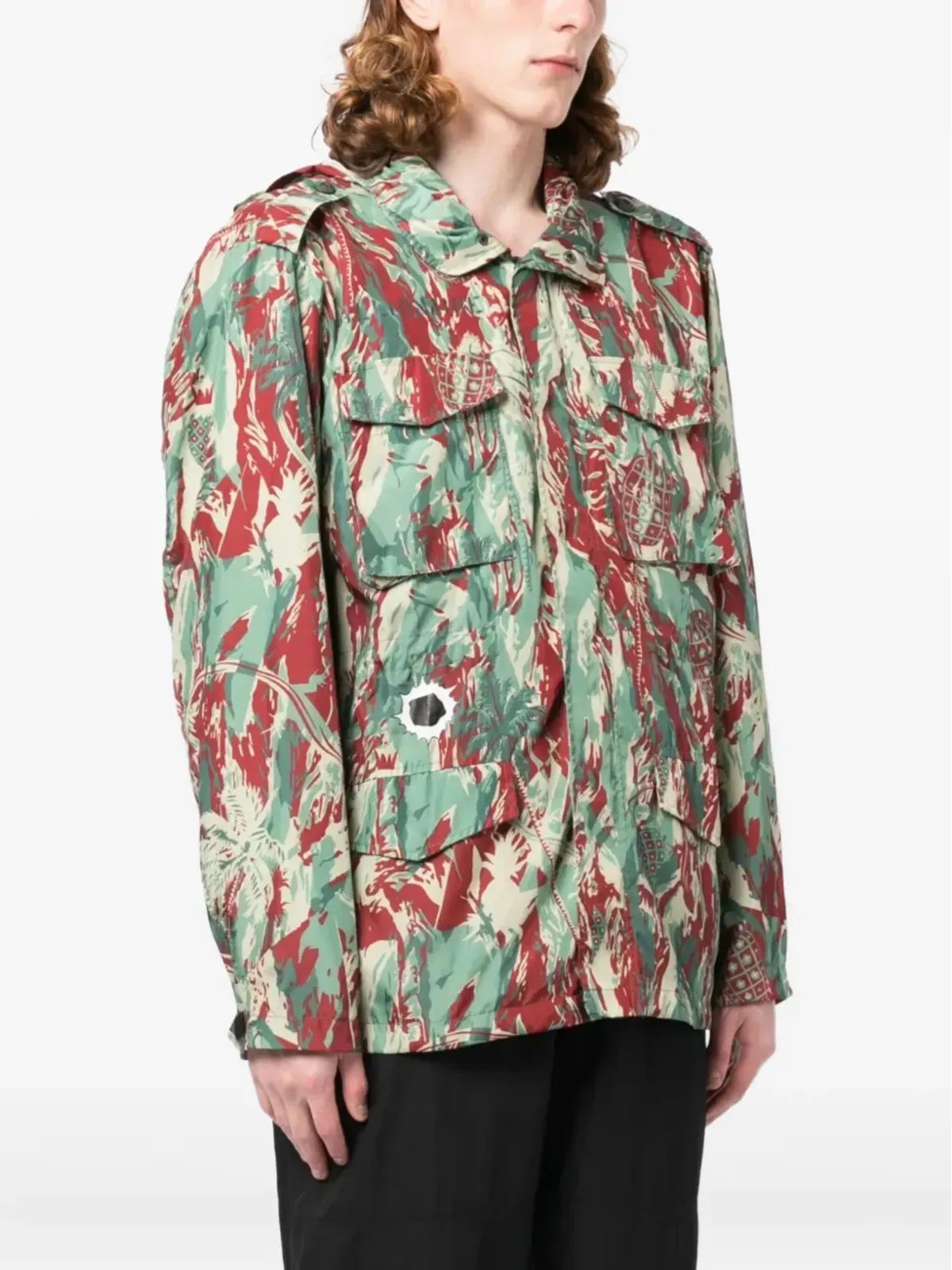 Billionaire Boys Club 迷彩プリント フード付きジャケット - 画像3