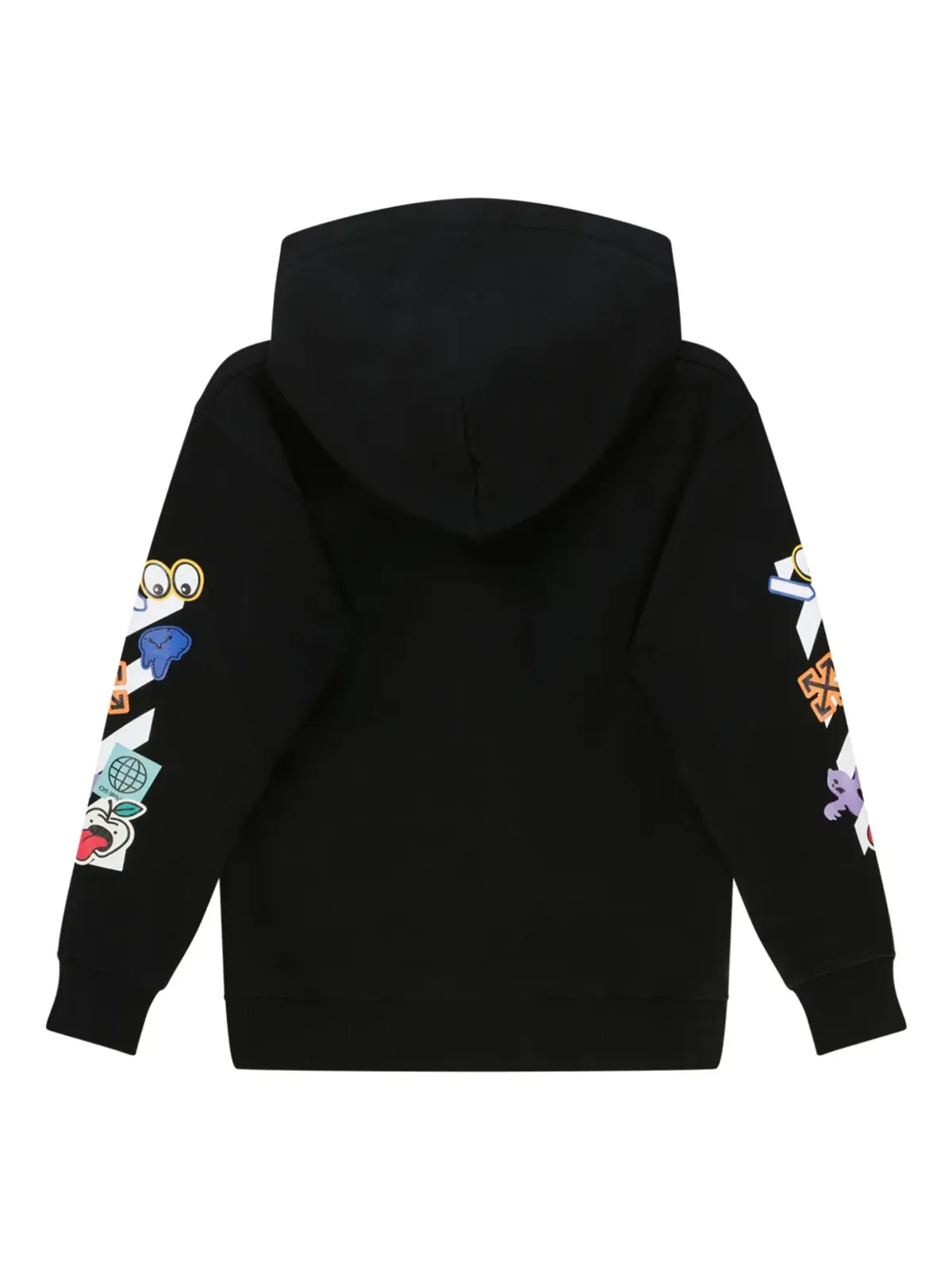 Off-White Kids グラフィックプリントのフード付きジャケット - 画像2