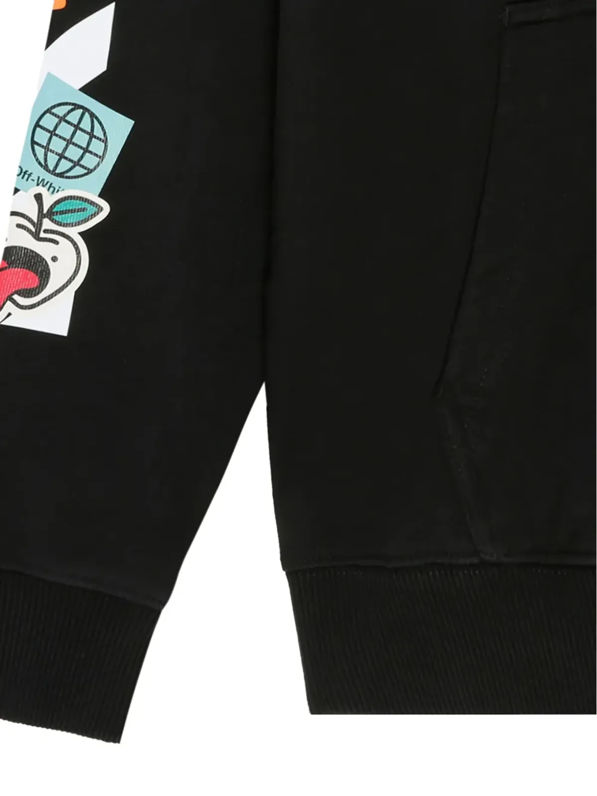 Off-White Kids グラフィックプリントのフード付きジャケット - 画像3