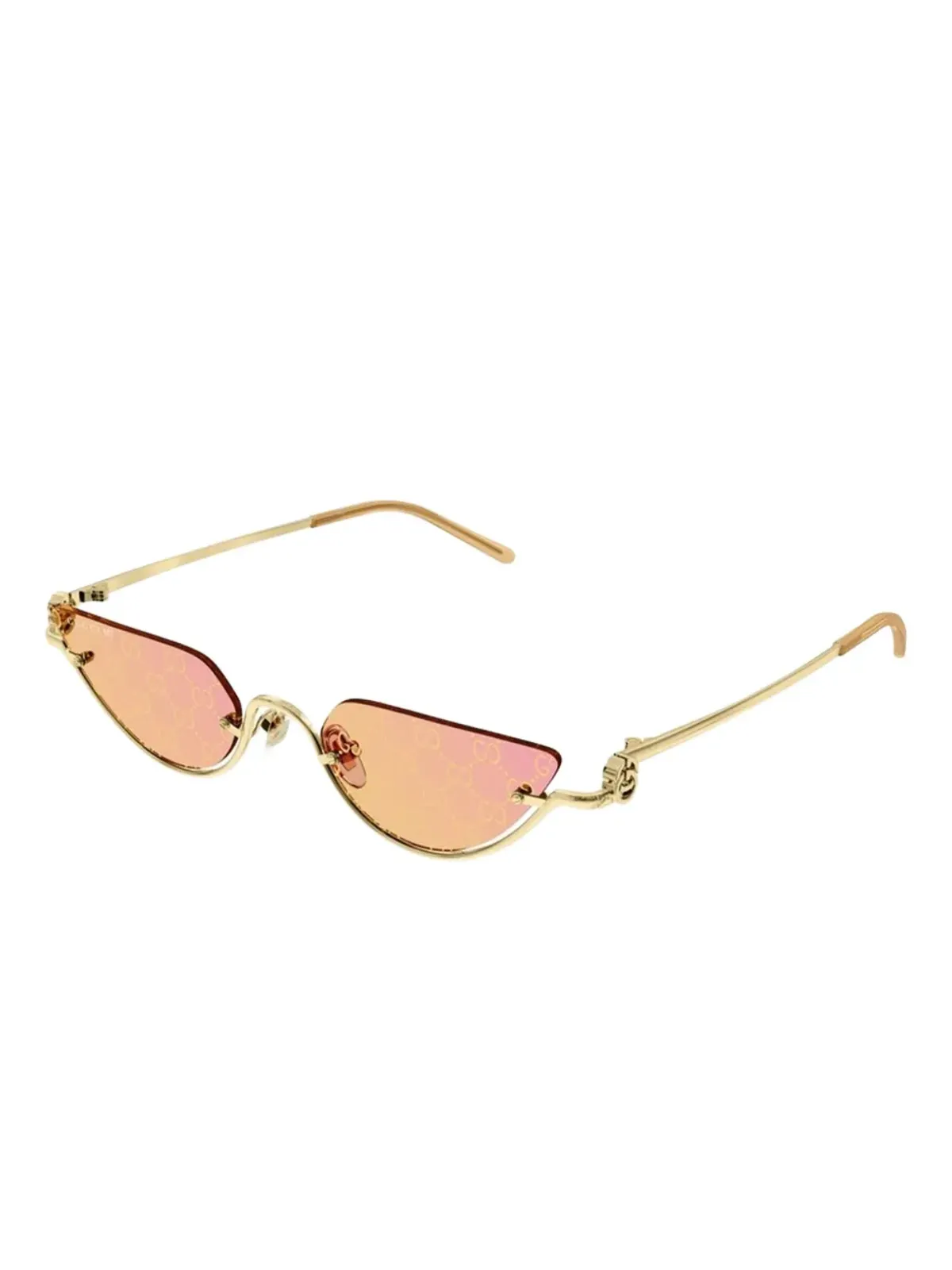 Gucci Eyewear GG1603S ロゴ キャットアイ サングラス - 画像2