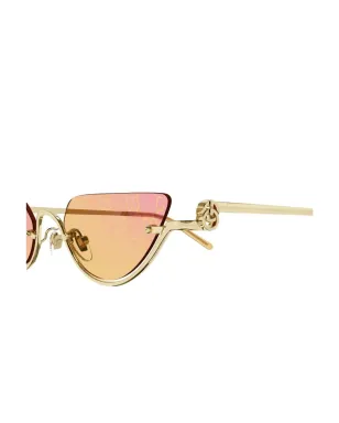 Gucci Eyewear GG1603S ロゴ キャットアイ サングラス - サムネイル3