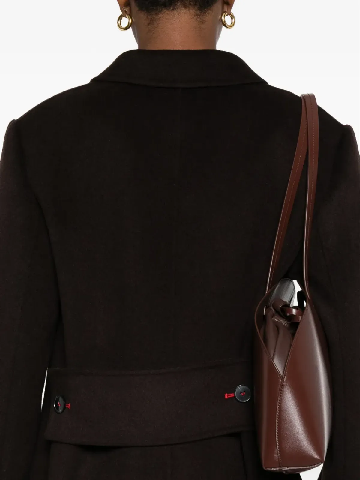 Victoria Beckham ダブルブレスト ボタンアップコート - 画像5