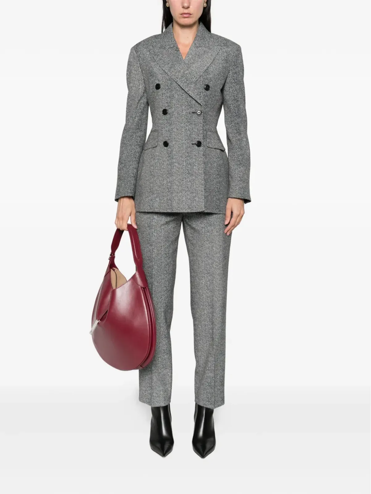 Ermanno Scervino ヘリンボーン柄パンツ - 画像2