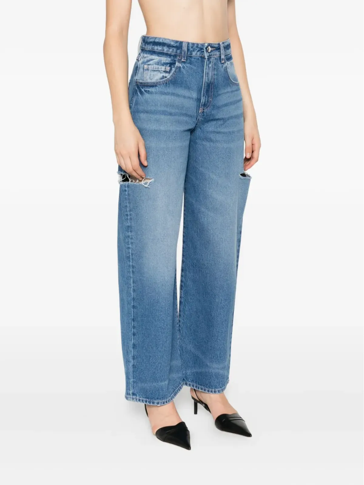 ICON DENIM ポピーエコ ワイドレッグジーンズ - 画像3