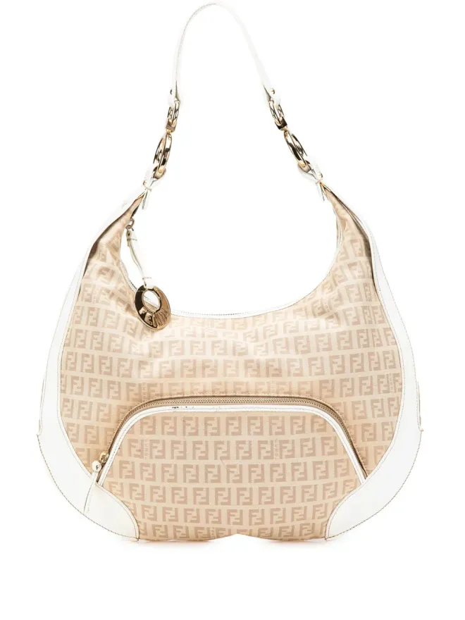 Fendi Pre-Owned Fendi ズッキーノ キャンバス シェフポケット ホーボーバッグの商品画像