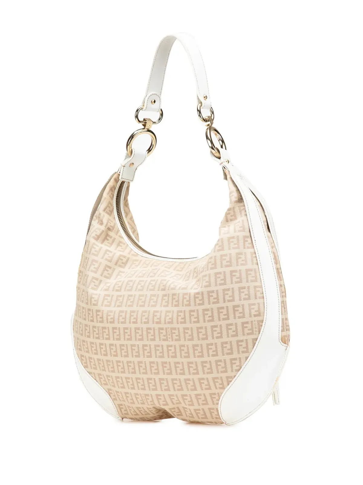 Fendi ズッキーノ キャンバス シェフポケット ホーボーバッグ - 画像3