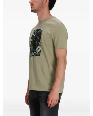 BOSS パンサー柄コットンTシャツ - グリーン - サムネイル3