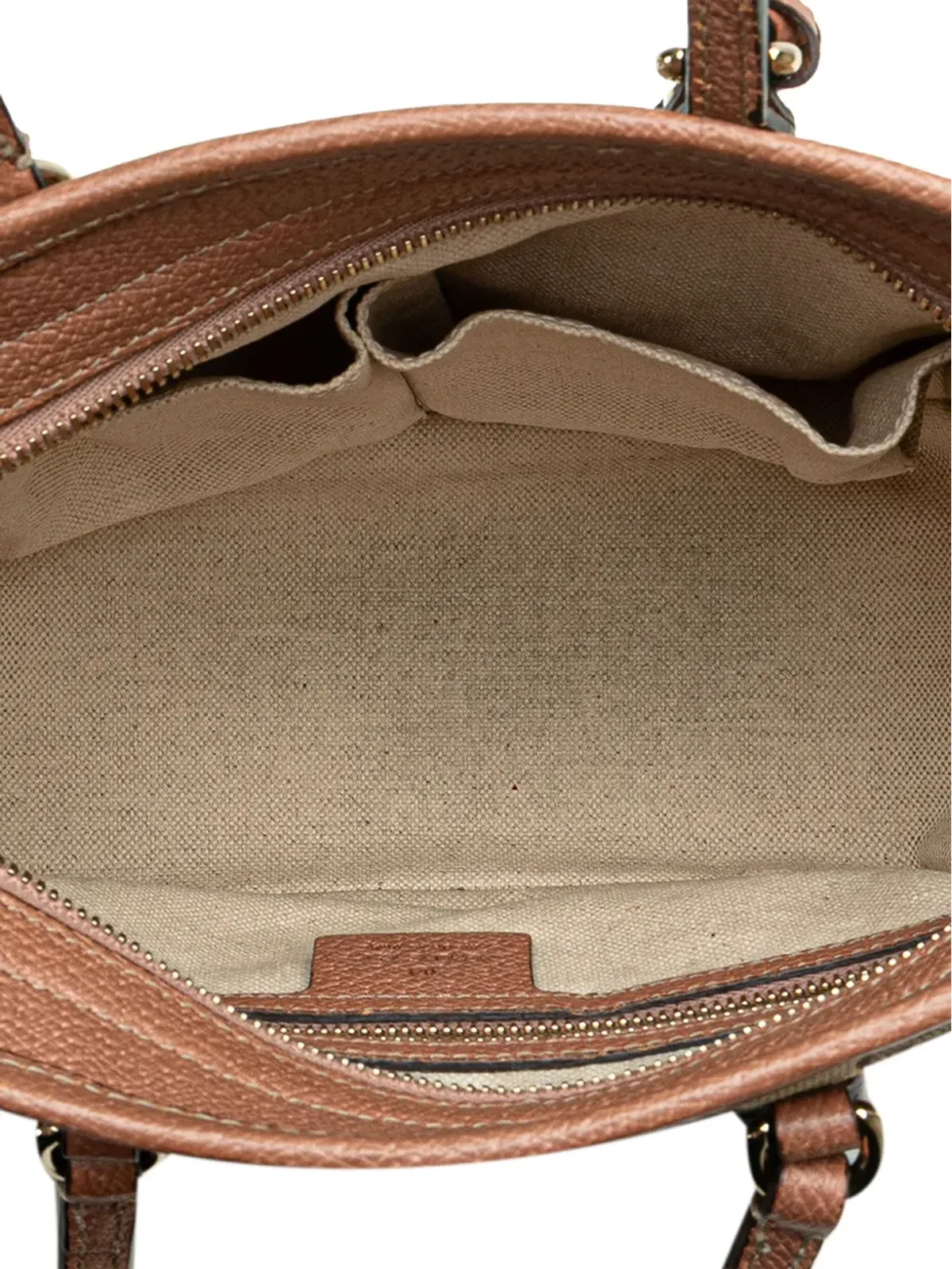 Gucci Pre-Owned GGキャンバス Bree サッチェル - Brown - 画像5