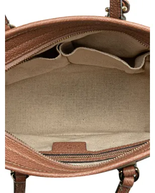 Gucci Pre-Owned GGキャンバス Bree サッチェル - Brown - サムネイル5