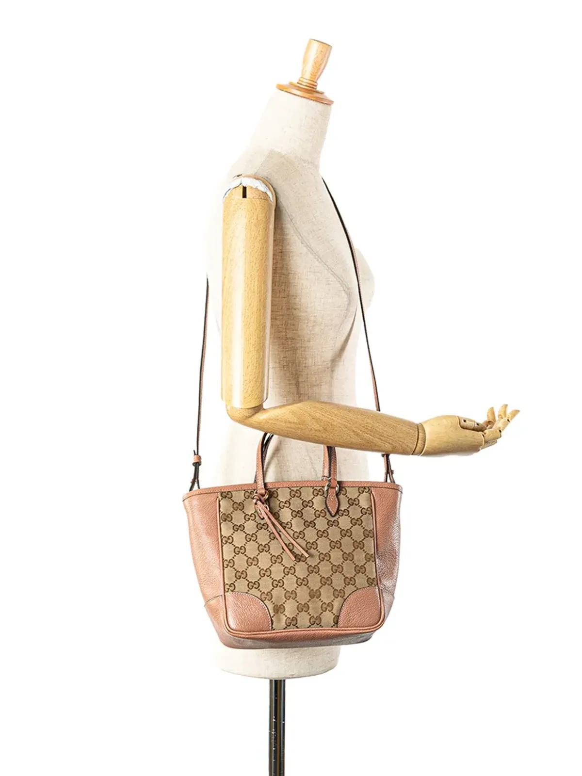 Gucci Pre-Owned GGキャンバス Bree サッチェル - Brown - 画像2