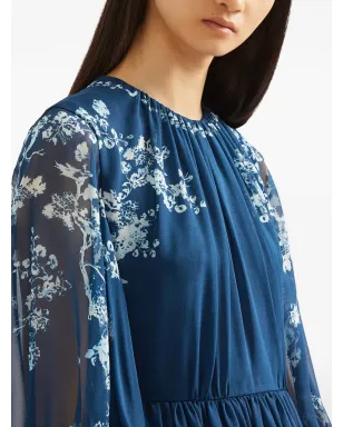 ERDEM 長袖プリントガウン - サムネイル5