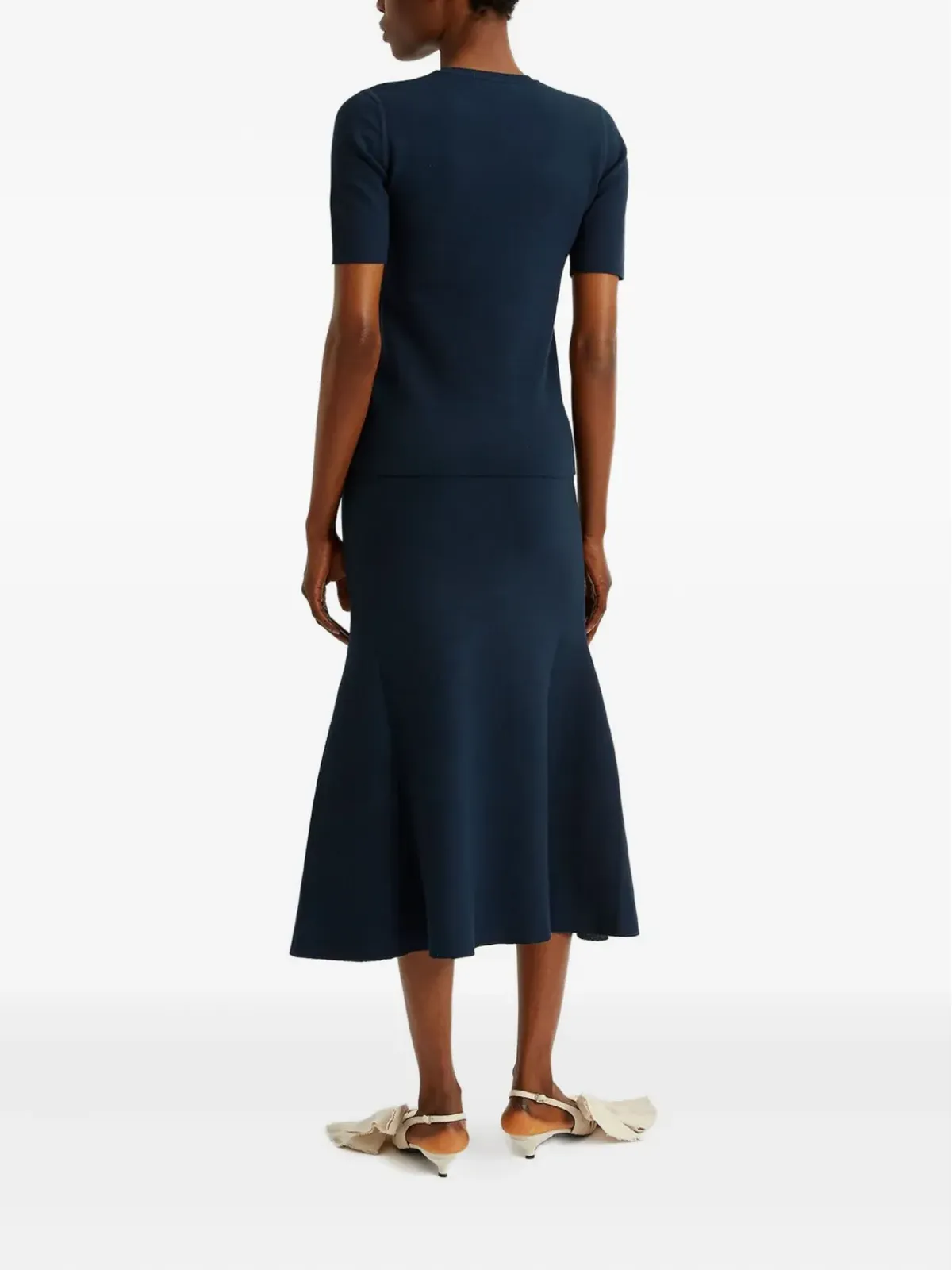 ERDEM ジャカードショートスリーブトップ - 画像3