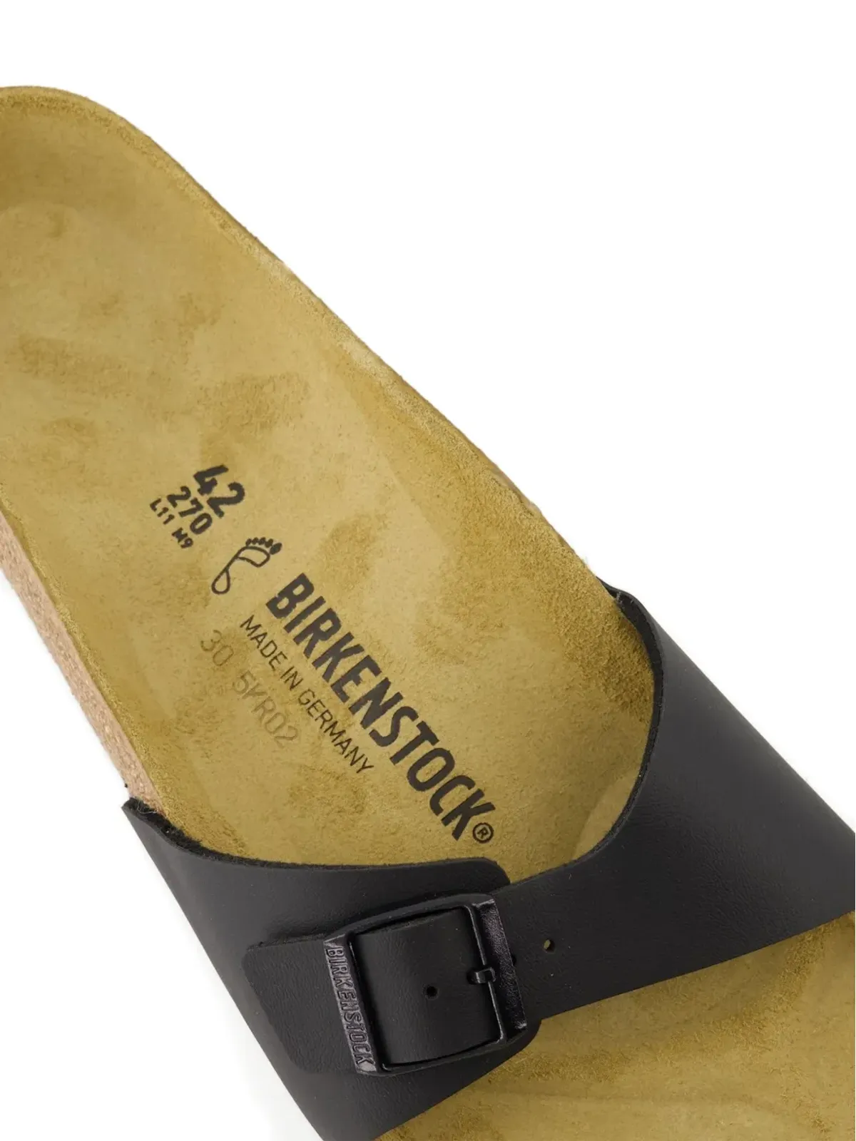 Birkenstock マドリード バックル・シングルバンド サンダル - ブラック - 画像5