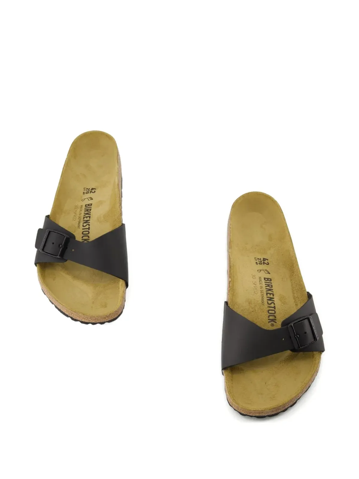 Birkenstock マドリード バックル・シングルバンド サンダル - ブラック - 画像3