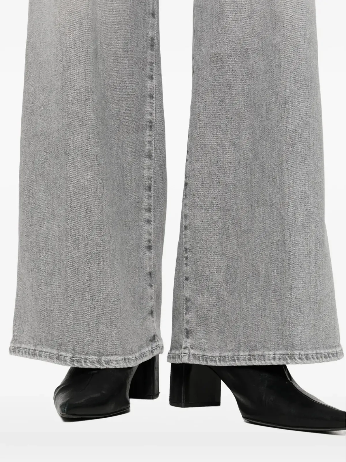 7 For All Mankind Lotta ハイウエスト ワイドレッグ ジーンズ - 画像5