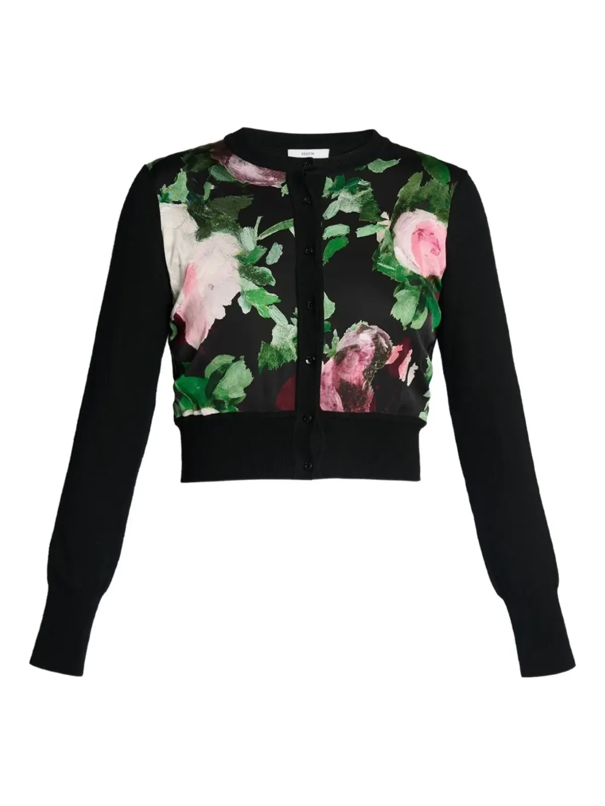 ERDEM フローラルプリント ウールカーディガン - 画像1