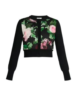 ERDEM フローラルプリント ウールカーディガン - サムネイル1