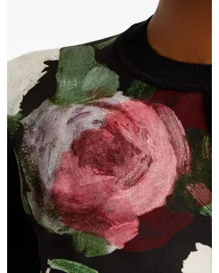 ERDEM フローラルプリント ウールカーディガン - サムネイル4