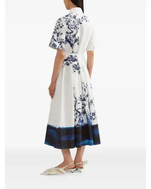 ERDEM 短袖花柄ミディドレス - サムネイル3