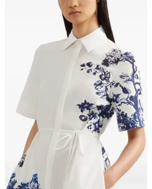 ERDEM 短袖花柄ミディドレス - サムネイル4
