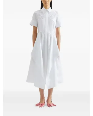 ERDEM 刺繍入りシャツドレス（ホワイト） - サムネイル2