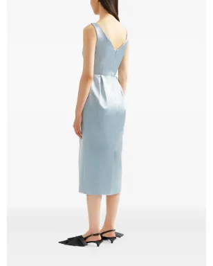 ERDEM ビジュー付きミディドレス ブルー - サムネイル3