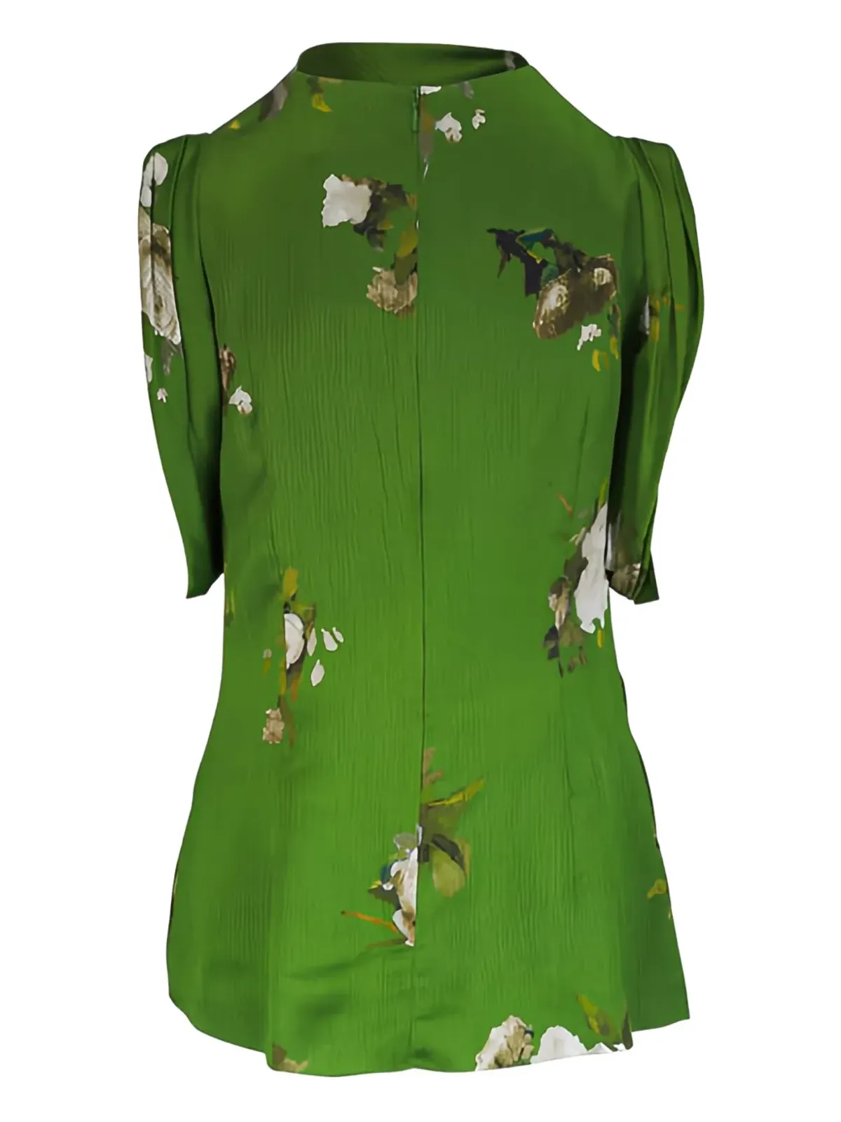 ERDEM カウルネック ローズプリント トップ - 画像2