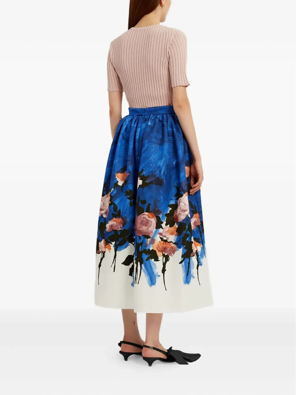 ERDEM リブ編みトップス - ピンク - 画像4
