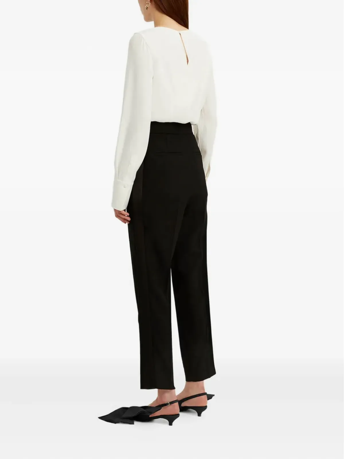 ERDEM プリーツ入りストレートパンツ - 画像3