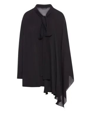 Balenciaga アシンメトリック ネックタイ ブラウス - サムネイル1