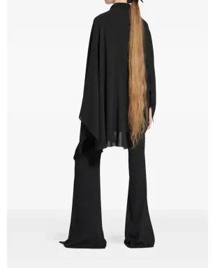 Balenciaga アシンメトリック ネックタイ ブラウス - サムネイル2