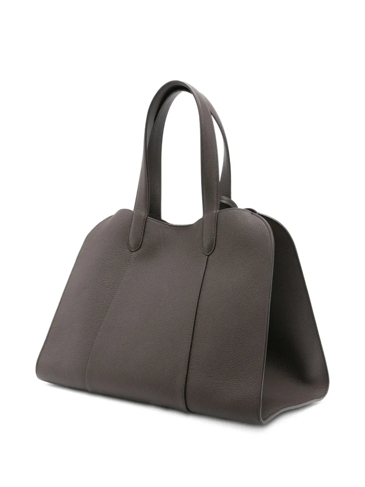 Giorgio Armani グレインレザー クラスプ トートバッグ - 画像2
