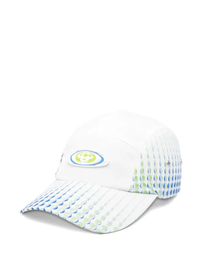 Casablanca Casablanca ロゴアップリケ柄ベースボールキャップの商品画像