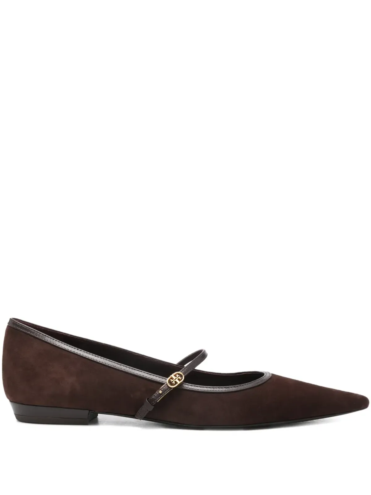 Tory Burch ダブルTバックル Mary Jane バレエフラット - 画像1