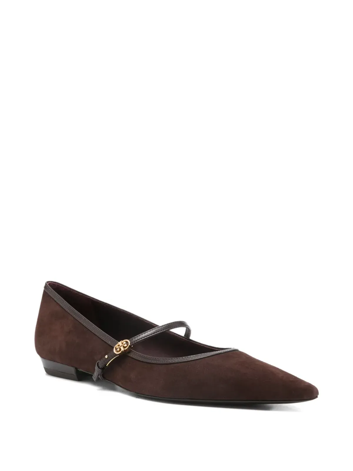 Tory Burch ダブルTバックル Mary Jane バレエフラット - 画像2