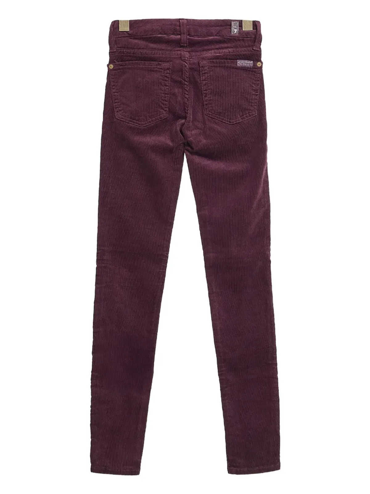 7 For All Mankind コーデュロイパンツ レッド - 画像2
