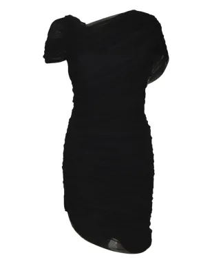 CHIARA BONI La Petite Robe ドレープアシンメトリック ミニドレス - サムネイル2