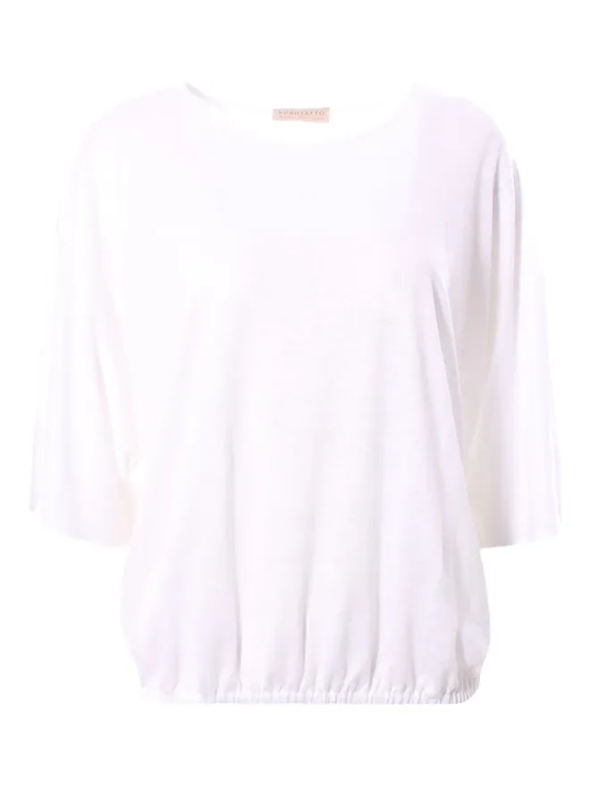 Purotatto Purotatto ギャザーヘム Tシャツの商品画像