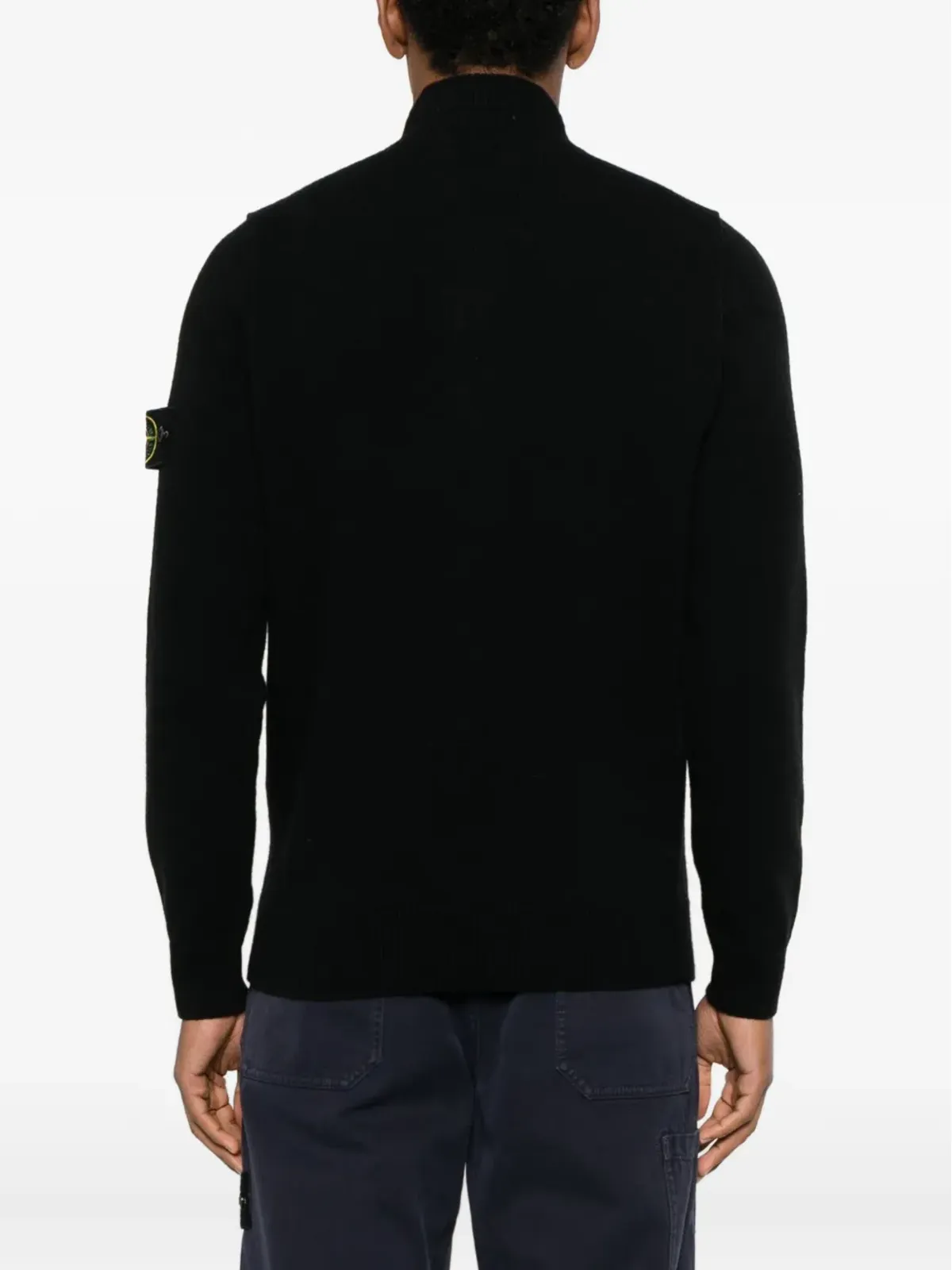 Stone Island ハイネックボタン付きウールセーター - 画像4